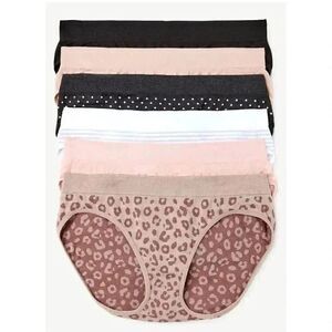 Joyspun Women's Seamless Bikini Panties 6 Pair New